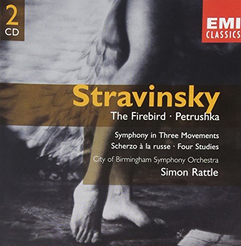 Stravinsky: Firebird Ballet, Petroushka Ballet, Symphony in 3 Movements, Scherzo a la Russe, 4 Studies; Sir Simon Rattle (2004-06-01)