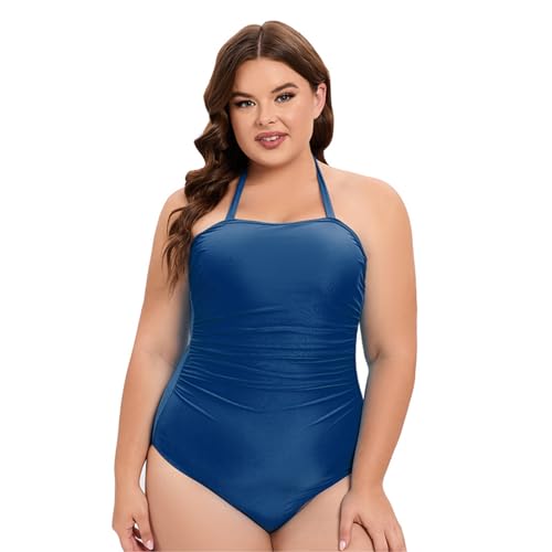 Zkydhbd Damen Schwimmanzug Mit Neckholder Und Neckholder Push Up Badeanzug 1-teiliger Badeanzug Für Den Urlaub Strandkleidung