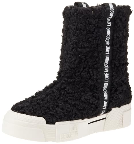 Love Moschino Damen Ja15795g0hju000 Sneakers, Schwarz, 41 EU