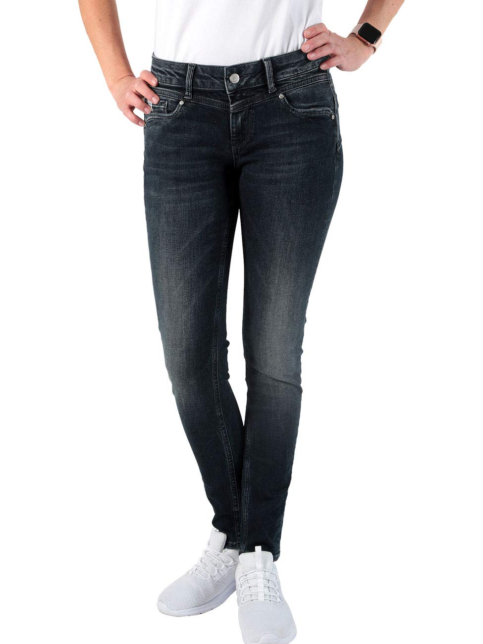 Miracle of Denim Damen Skinny Fit Jeans im 5-Pocket-Style