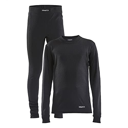 Craft - Kid's Core Dry Baselayer Set - Kunstfaserunterwäsche Gr 158/164 schwarz