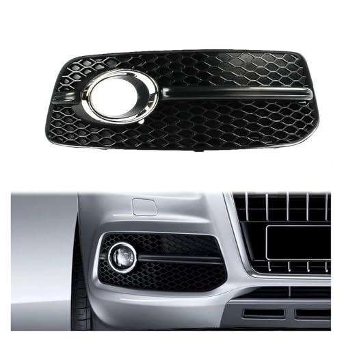 Frontgrills Für Für Q5 Für S-Linie Sport 2009 2010 2011 2012 8R0807681 8R0807682 Front Sport Nebel Lampe Abdeckung Nebel Licht Grill Front Bumper Grille(Right Side)