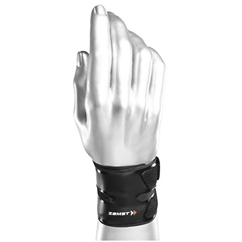 Zamst Filmista Wrist Band Handgelenkschoner Unisex Erwachsene, Schwarz, FR: S (Größe Hersteller: S)