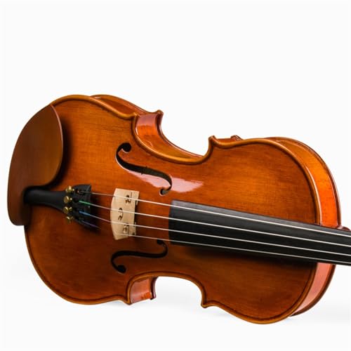 Geige Handgefertigte professionelle Violine aus massivem Holz für Anfänger der Einstiegsklasse (Color : Red4/4)