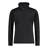 CMP - Stretch-Fleece-Oberteil für Kinder, Schwarz, 116