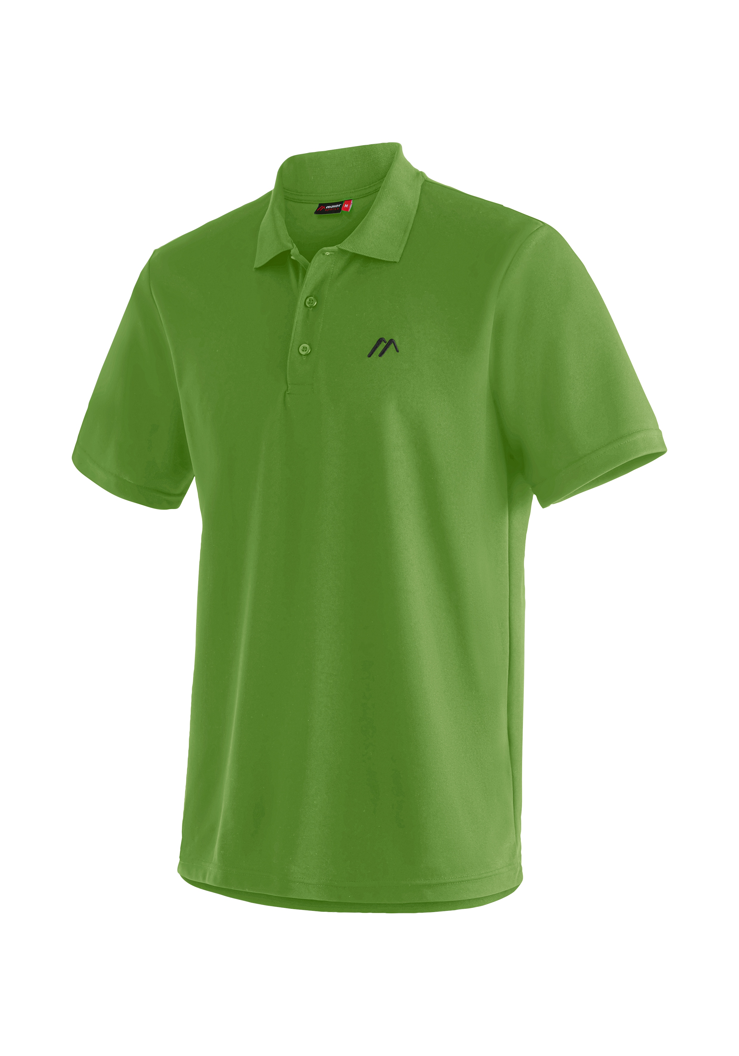 Maier Sports Funktionsshirt "Ulrich", Herren Wandershirt, bequemes Polo-Shirt für Wandern und Freizeit