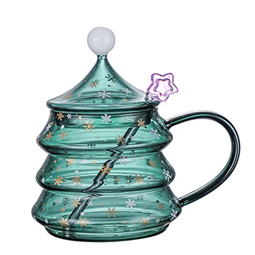 Ml Weihnachtsbaum Tasse Kaffeetasse Löffel Trinkglas Tag Neujahr