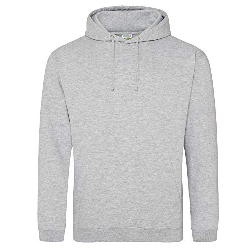 Just Hoods College Hoodie 5XL,Heather Grey