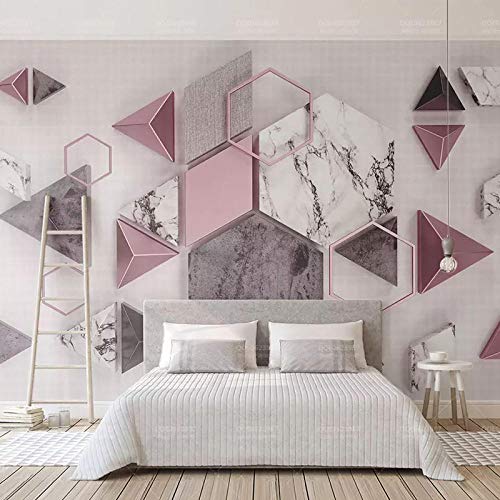 5d tv hintergrund wand wand dreidimensionale nordische geometrische minimalistische moderne atmosphäre tapete schlafzimmer wohnzimmer tape fototapete 3d effekt tapete tapeten wald vintage-350cm×256cm