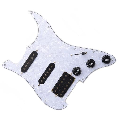 Standard-Pickguard-Tonabnehmer SSH-Schlagbrett für E-Gitarre, Tonabnehmer, vorverkabeltes Schlagbrett, Standard-Ersatzbaugruppe (Color : 8)