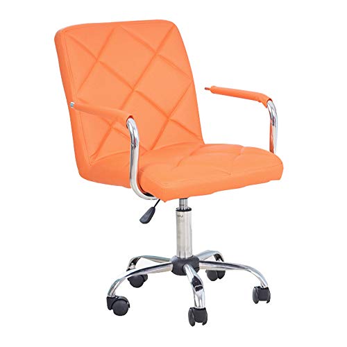 Ergonomischer Bürostuhl für Zuhause, drehbarer Computerstuhl, höhenverstellbar, ergonomisches Design, Rückenlehne, drehbar, 5-Sterne-Stummschaltung, Rollen, Computer-/Bürostuhl, Drehstühle für Schla