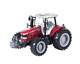 TOMY Britains - Britains Massey Ferguson 6613 - Kinder Traktor mit höhenverstellbarer Heckhydraulik - hochwertiger Traktor für Kinder ab 3 Jahre