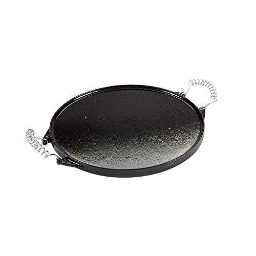 Paella World International Gusseisengrillplatte Light, Schwarz, Ø 32 cm