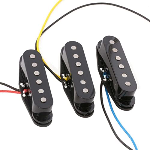 ZENGXUE Premium Electric Guitar Pickups Humbucker Einzelne Spule Pickup Set 6 Saiten Schwarz Humbucker Tonabnehmer Set