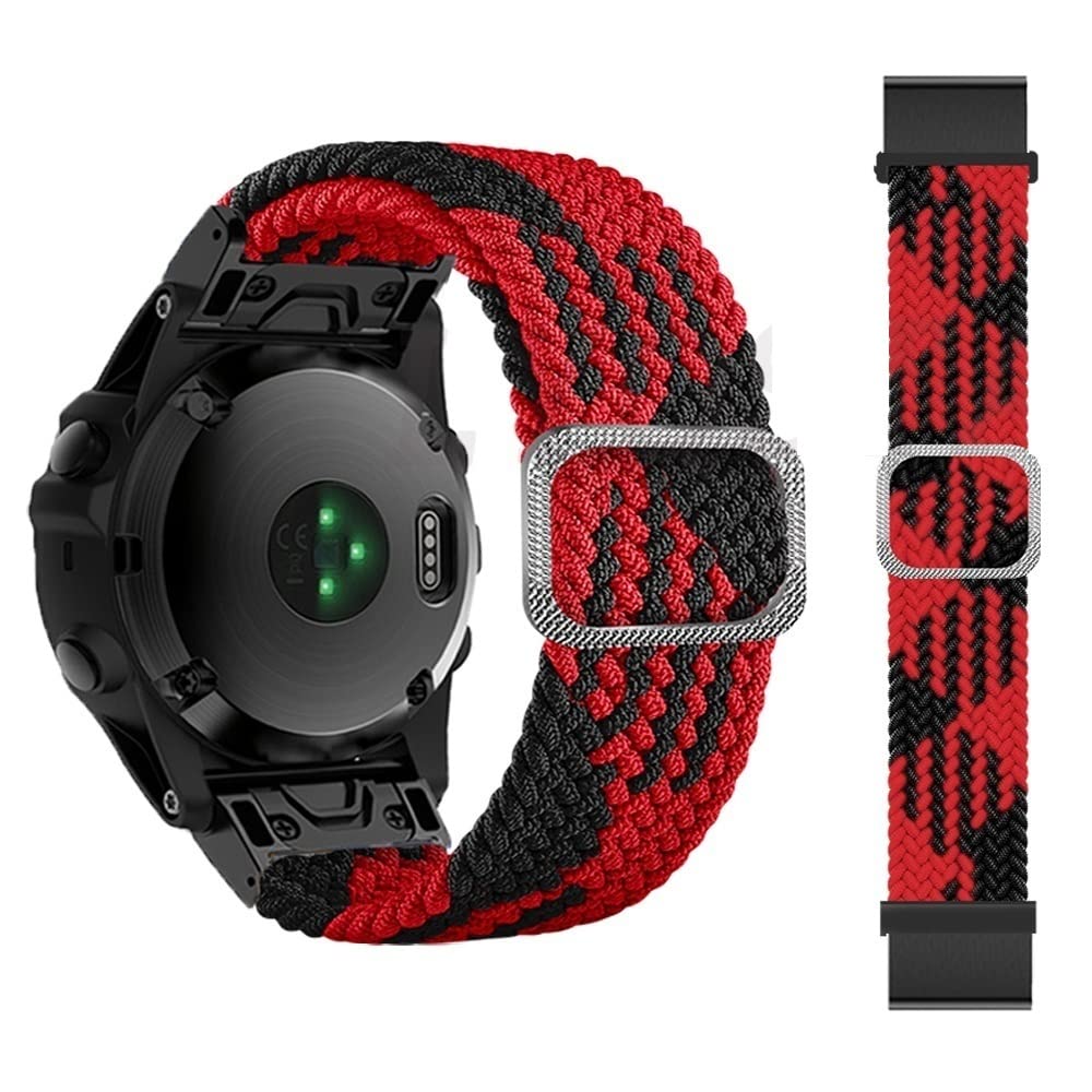 BANDKIT Nylon-Armband für Garmin Fenix 6X 6 Pro 7X 7 Epix 5X 5 Plus 3 3HR 935 945 Smartwatch 22 26 mm Armbänder Ersatzarmband, For Forerunner 935 945, Achat