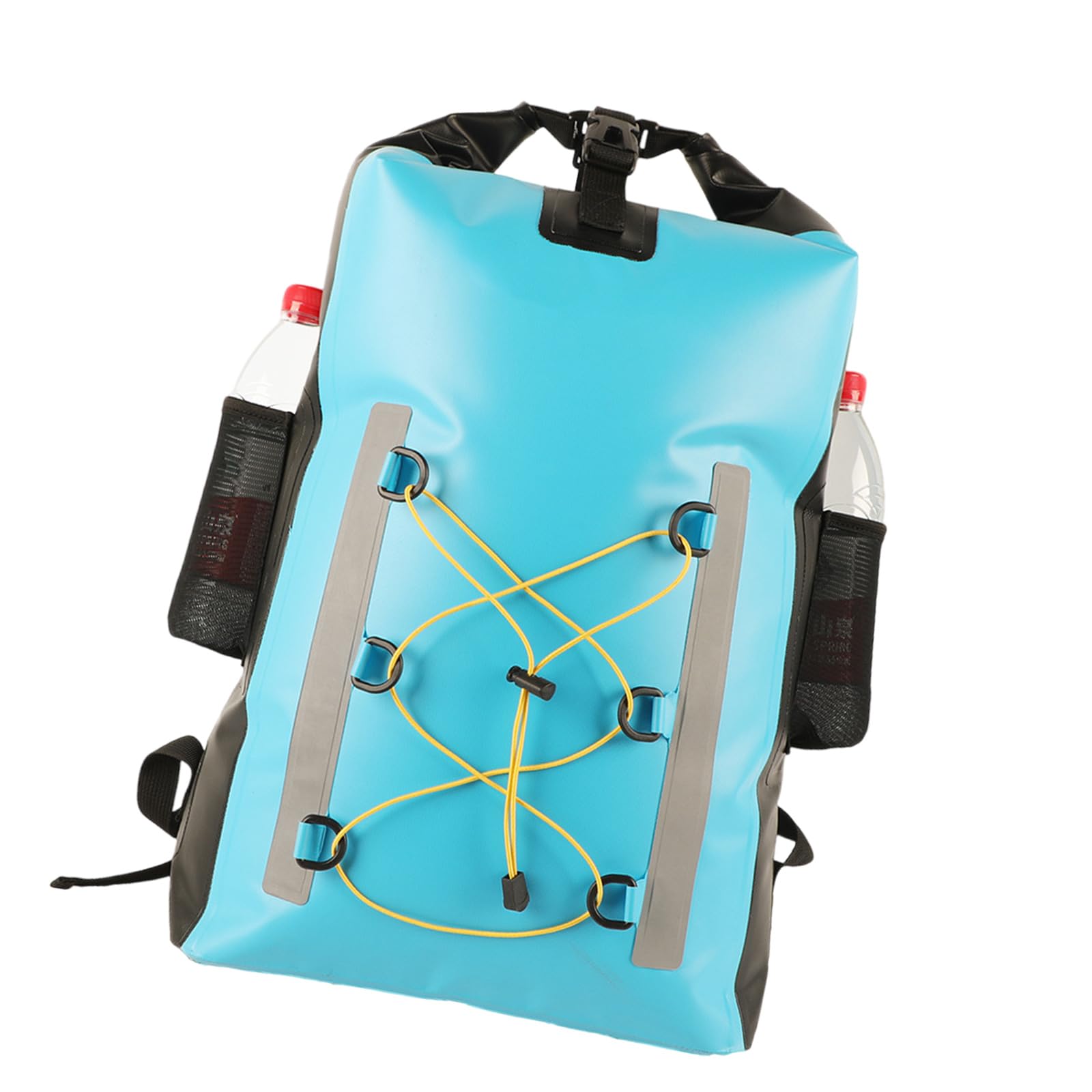 bnsggl Roll Top Trockentasche Für Kajakfahren Rafting 30 L Trockensack Rucksack Mit Netztasche Wasserfest Verstellbarer Riemen Trockenrucksack