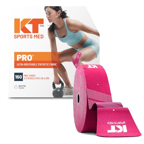 KT Tape PRO Jumbo 150 Strip Synthetik vorgeschnittenen Kinesiologie Tape M Hero Pink