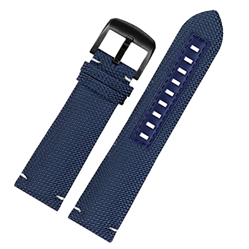 NEYENS Uhrenarmband aus echtem Leder für Mido M026.629/430 Ocean Star M042.430 Navigator Helmsman atmungsaktives Nylon-Uhrenarmband 22 m Gurt, 22 mm, Achat