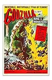 Godzilla Filmposter im Vintage-Stil, 27,9 x 43,2 cm