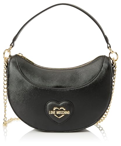 Love Moschino Damen Jc4262pp0ikl0000 Schultertasche, Schwarz