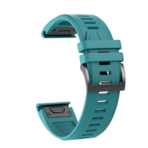 NEYENS 26 22 mm Silikon-Schnellverschluss-Uhrenarmband für Garmin Fenix 7X 7 6 6X Pro 5 5X Plus 3 HR Mk1 Easyfit Armband, For D2 Bravo, Achat