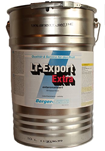 Berger-Seidle LT-Export Extra, Rutschhemmender Siegel, Parkett Holzböden (10 Liter halbmatt)