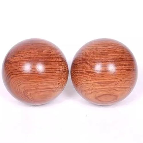 SchAan Qi Gong Kugeln Massagebälle Baoding Bälle Baoding-Ball im chinesischen Stil, Übungs-Stressball aus Palisander(Color:A,Size:40mm)