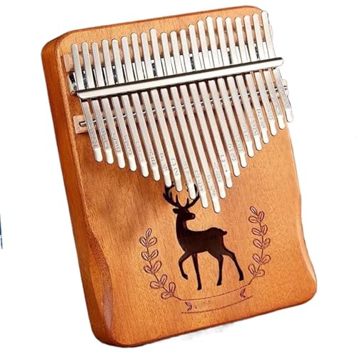 Kalimba Kalimba Shrapnel Musik Zubehör Kit 17 21 Tasten Mahagoni Maserung Box Daumen Klavier(B21)