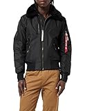 Alpha Industries Herren Jacke Jacke Injector III, Schwarz (Black 03), Medium