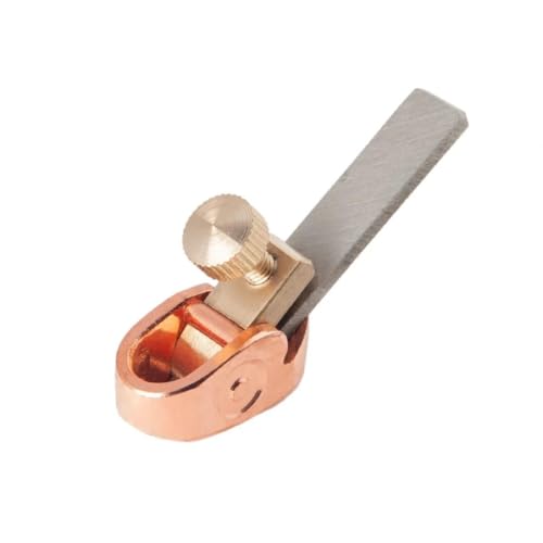 Violin Music Instrument Zubehör Holzbearbeitung Finger Flugzeug Cutter Edelstahl Gitarrenbauer Werkzeug Set Für DIY Violine Gitarre 5 Teile/satz(Color:1-Rose Gold)