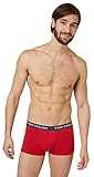 TOM TAILOR Boxer Briefs, Herren Boxershorts, 3er Pack (XL / (7), Navy/rot/grau)