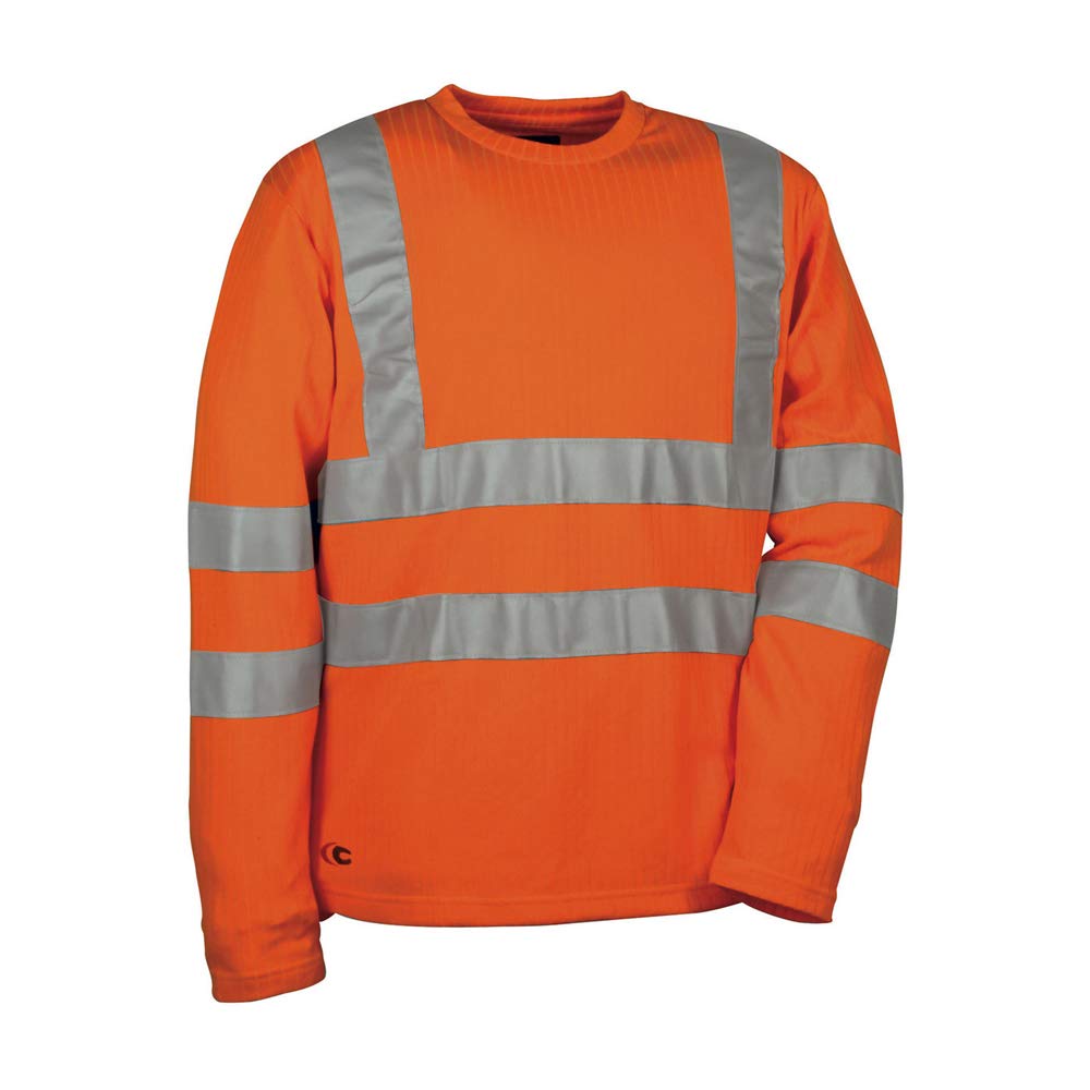 COFRA V110-2-01.Z/6 NEW SKITTLE Langärmelig High Visibility T-Shirt, Orange, Größe 6