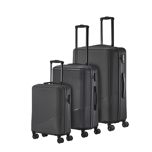 Travelite Bali - 4-Rollen Trolley Set 3tlg. anthrazit