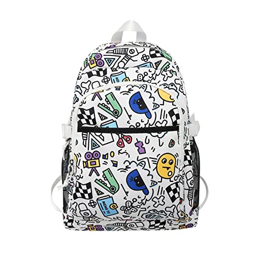 Rucksack Großer Kapazität Studenten Schule Modischer Lässiger Tagesrucksack Laptop Rucksack