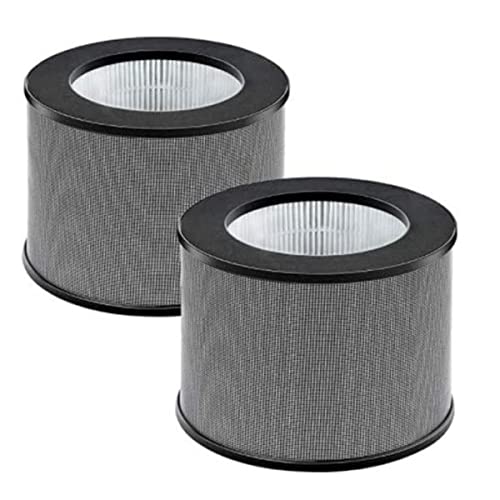 Knadgbft 2 Pack Filter für TT-AP006 Luft Reiniger, 3-In-1 H13 True HEPA Filter und Aktiv Kohle Filter