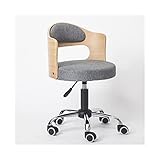 TBSZCM Bürostühle für Zuhause, Drehstuhl, Bürostuhl mit hohlgeschnitztem Design und gepolstertem Kissen, ergonomisches Design, Schreibtischstuhl, verstellbare Sitzhöhe, Schreibtischstuhl für