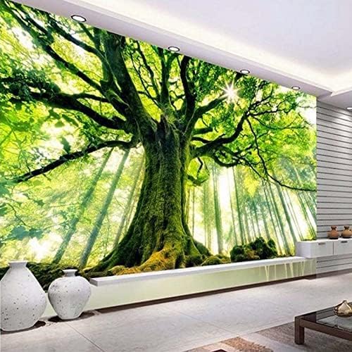 XLMING Von Bäumen Gesäumte Naturlandschaften 3D Tapete Home Dekoration Wohnzimmer Sofa Schlafzimmer Tv Hintergrund Wand-350cm×256cm