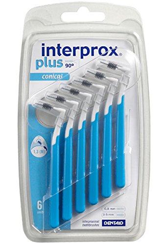 3x Interprox plus Interdentalbürsten blau conical 6er Pack (3x 6er Pack)