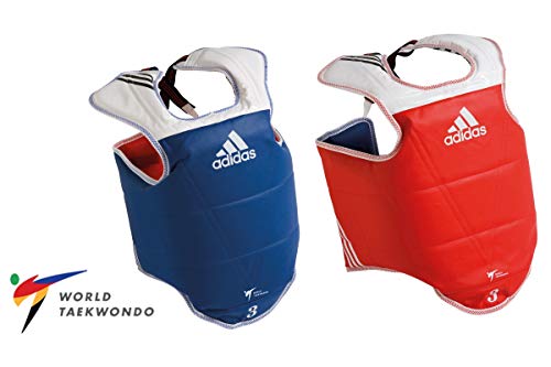 Adidas Körperschutz für Taekwondo, doppelseitig, Blau/Rot, ADITAP01, XLarge