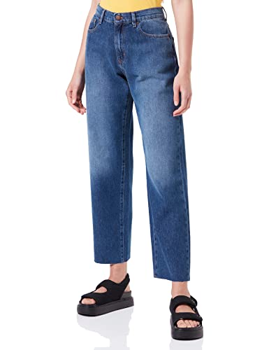 Love Moschino Womens Boyfriend Jeans, Blue Denim, 29