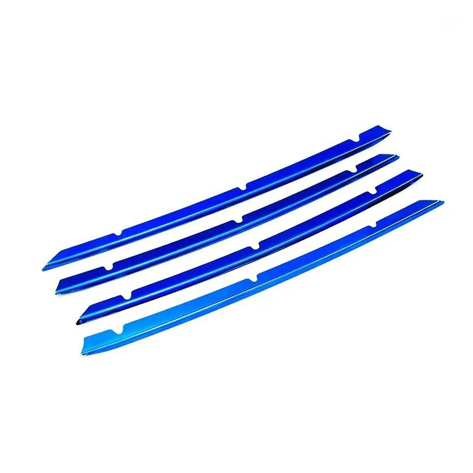 Frontspoiler Lippe Für Toyota Für Camry LE XLE 2018 2019 2020 Edelstahl Vorne Mitte Stoßfänger Grille Racing Grill Molding Trim Frontstoßstange Spoiler(Blue Stainless)