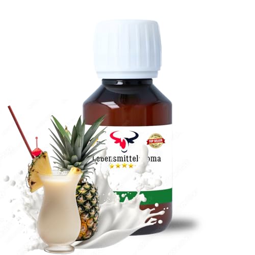 Pina Colada Konzentrat-Drops | hochkonzentriertes Aroma ohne Zucker | für Wassersprudler | Fertiggetränk | kalorienarm | Lebensmittel, Kochen, Backen, Hobby, Raumerfrischung uvm. (100 ml)