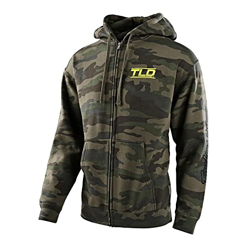 Troy Lee Designs Zip-Hoodie Speed Logo Grün Gr. L