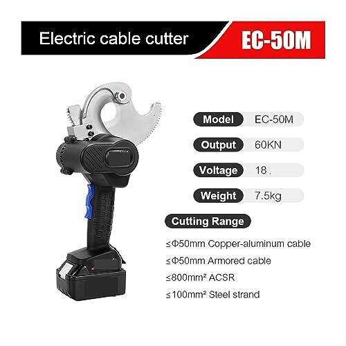Elektrischer Ratschen-Kabelschneider, leicht und schnell schneidend, 50 mm/65 mm Kabeltriebe-Schere for panzerte Kabel ACSR Wird in der Elektroenergie-, Chemie-, Stahl-(EC-50M)