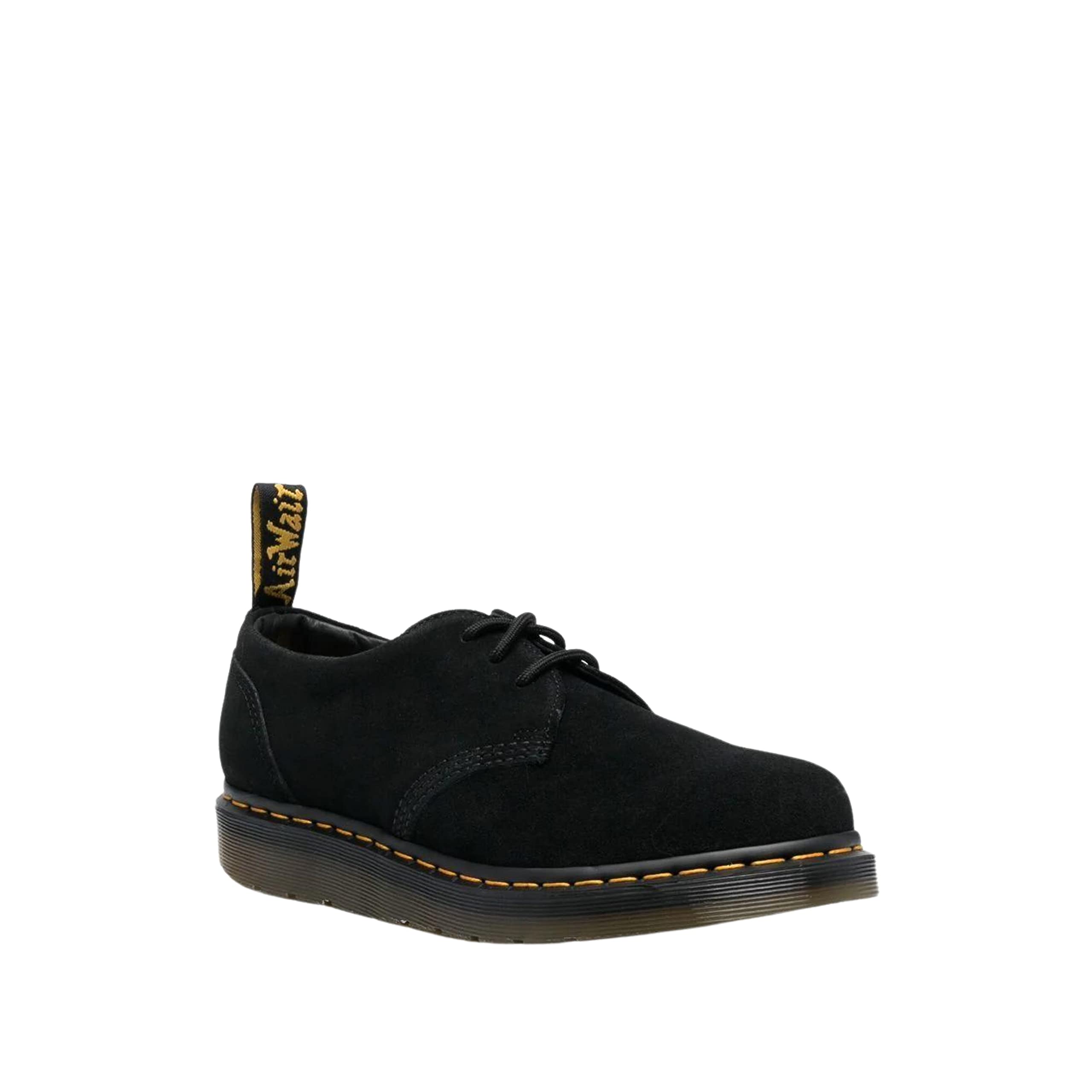 DR. MARTENS Herren Berman Lo Sneaker, Black E.H Suede, 41 EU