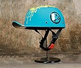 Retro Halb Offener Motorradhelm Open Face Halbhelme - ECE Zertifizierung Baseball Cap Style Helm - Männer Und Frauen Motorrad Halbschale Helm Für Bike Cruiser Chopper Moped Scooter JetHelm