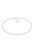 Elli Fußschmuck Damen Fußkettchen Figaro Zeitlos Basic in 925 Sterling Silber