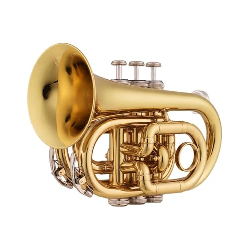 Standard Trompete Orchester Mini Taschentrompete Anfänger Bb Flat Brass Blasinstrument