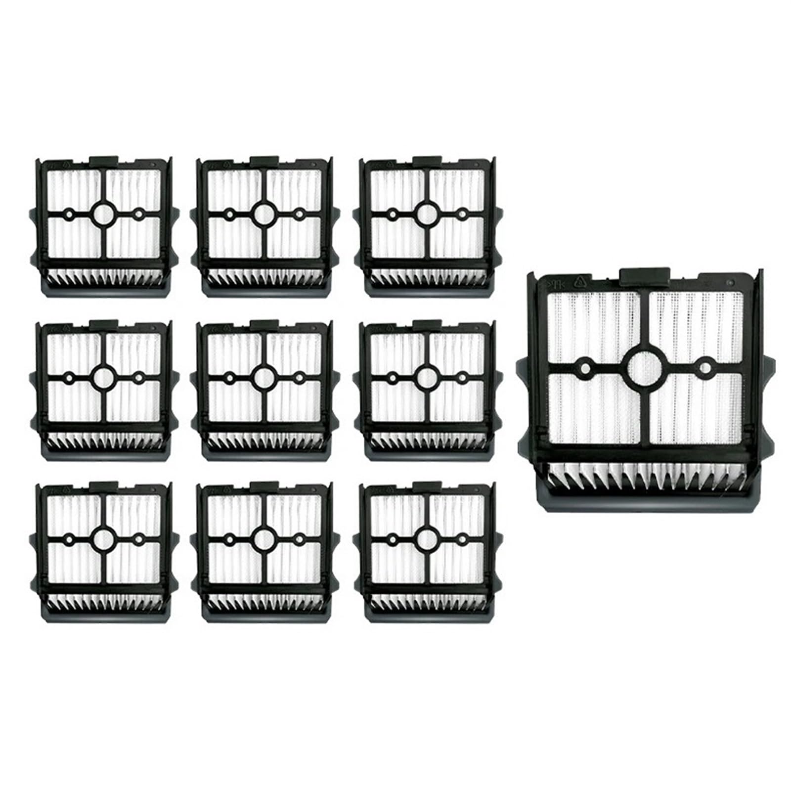 ZEMNLO For Tineco Floor ONE S5/Floor One S5 Pro 2/ S5, Extreme Smart Staubsauger-Ersatzbürstenrollen und HEPA-Filter Wartung von Vakuumfiltern(Size:10PCS)