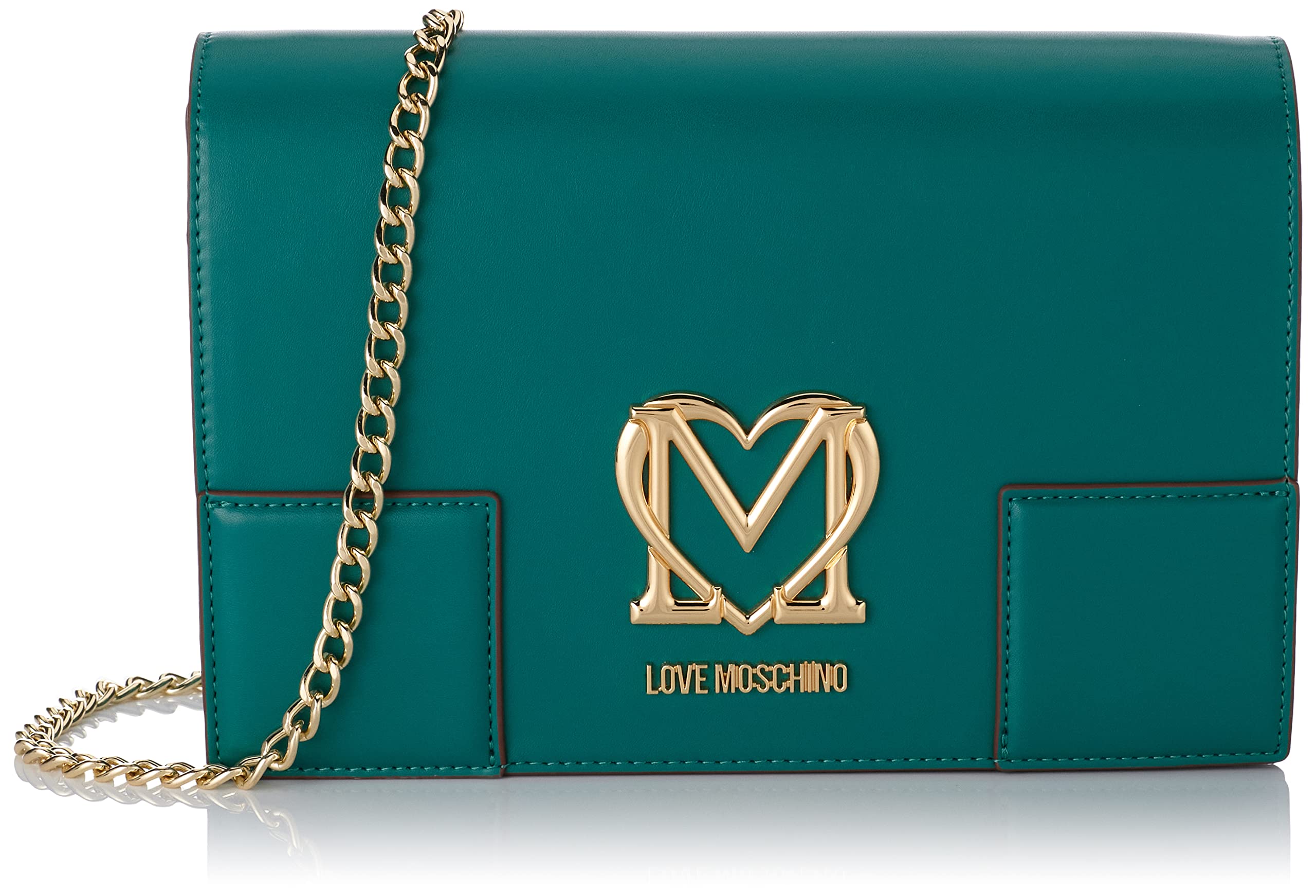 Love Moschino Damen Jc4413pp0fkq0850 Umhängetasche, grün, Einheitsgröße